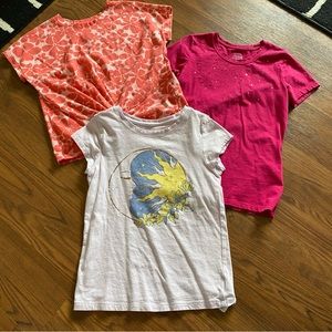 Lot of 3 girl’s size medium tees
